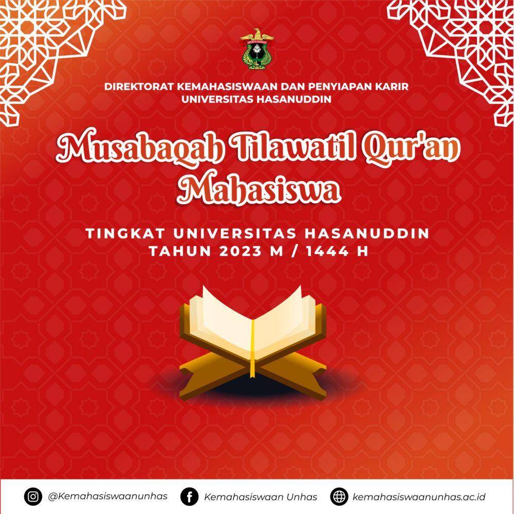 Unhas menggelar lomba ceramah bahasa daerah pada MTQM 2023 di bulan Ramadan 1444 Hijriah. (Dok. Unhas)