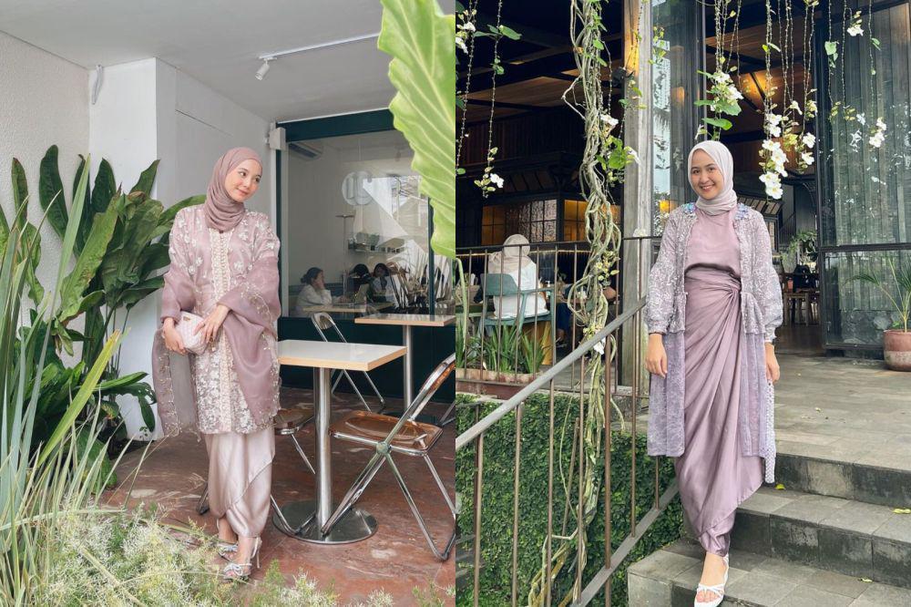 ide outfit glamour untuk lebaran (instagram.com/hus.naaa | instagram.com/selvimaulidiaa)