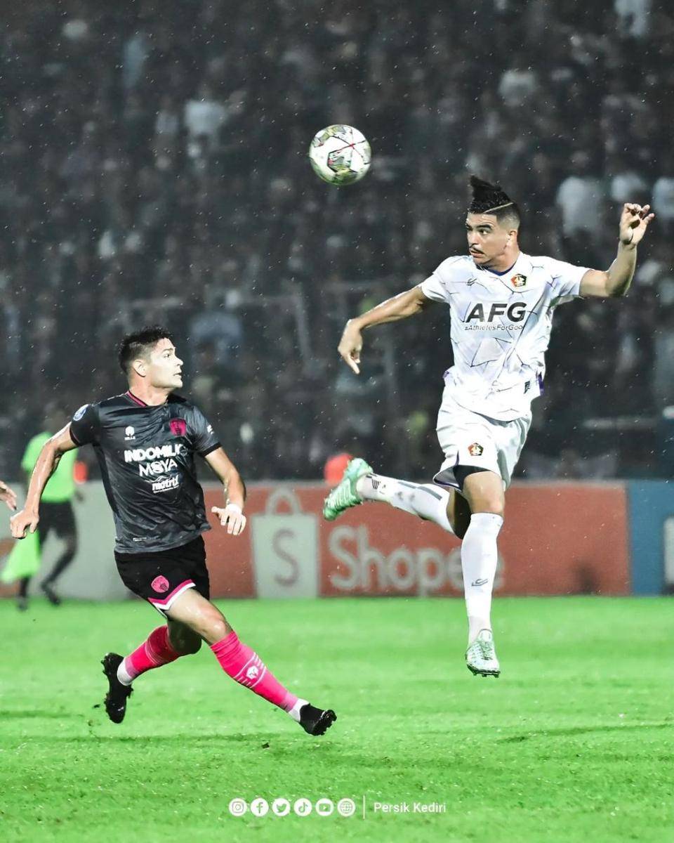 Anderson saat membela Persik Kediri. IDN Times/ istimewa