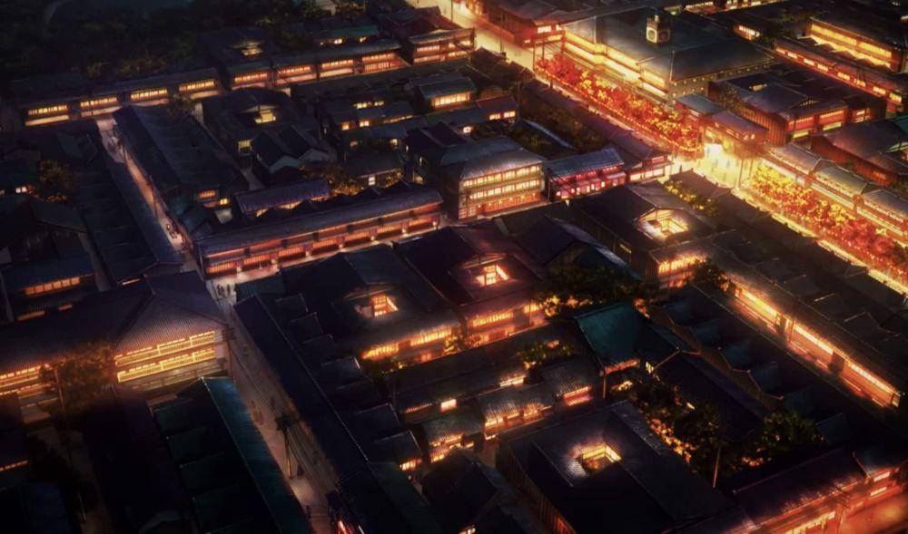 Entertainment District di Demon Slayer (dok. Ufotable/Demon Slayer)
