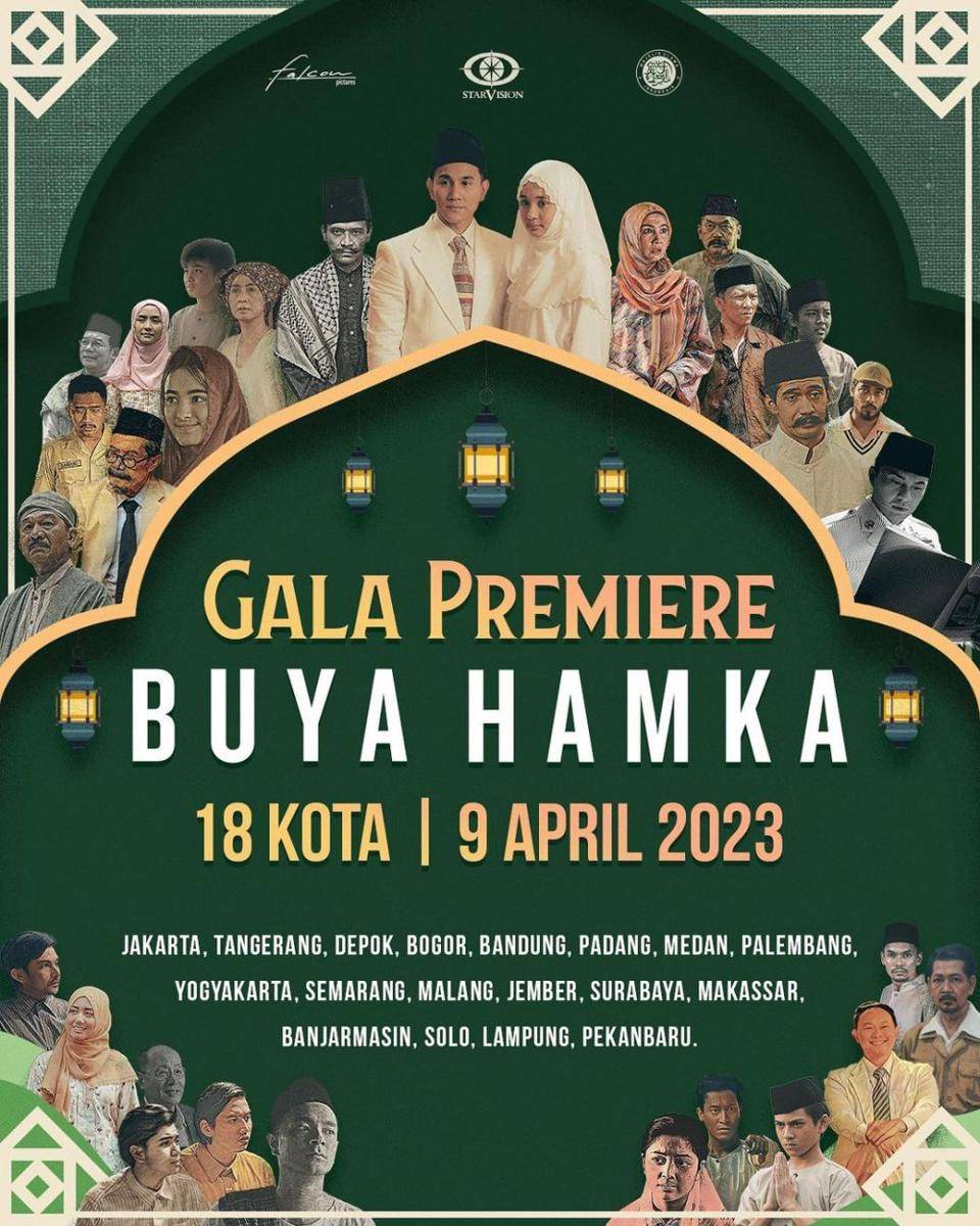 Poster gala premier film Buya Hamka (instagram.com/falconpictures_)