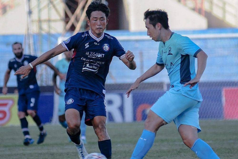 Arema FC saat menghadapi Madura United di putaran pertama Liga 1 2022/2023. (instagram.com/aremafcofficial)