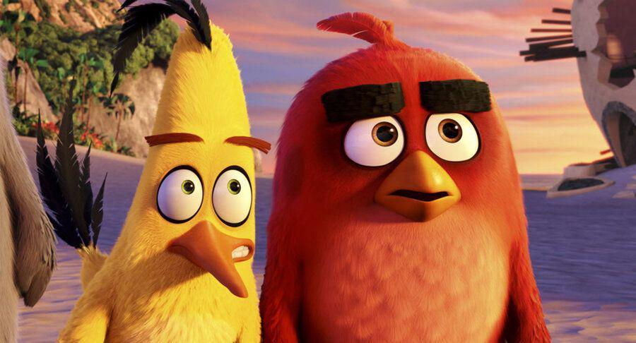 Josh Gad dan Jason Sudeikis dalam film The Angry Birds Movie. (dok. Sony Pictures/The Angry Birds Movie)