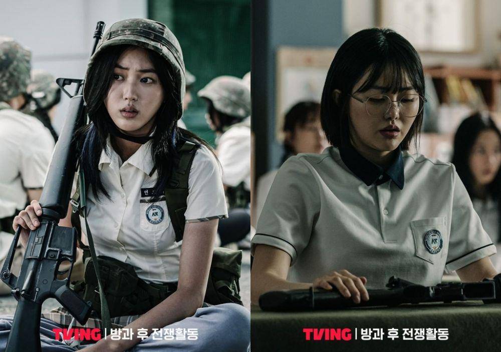 Kwon Eun Bi dan Yeo Joo Ha di drama Duty After School (instagram.com/tving.official)