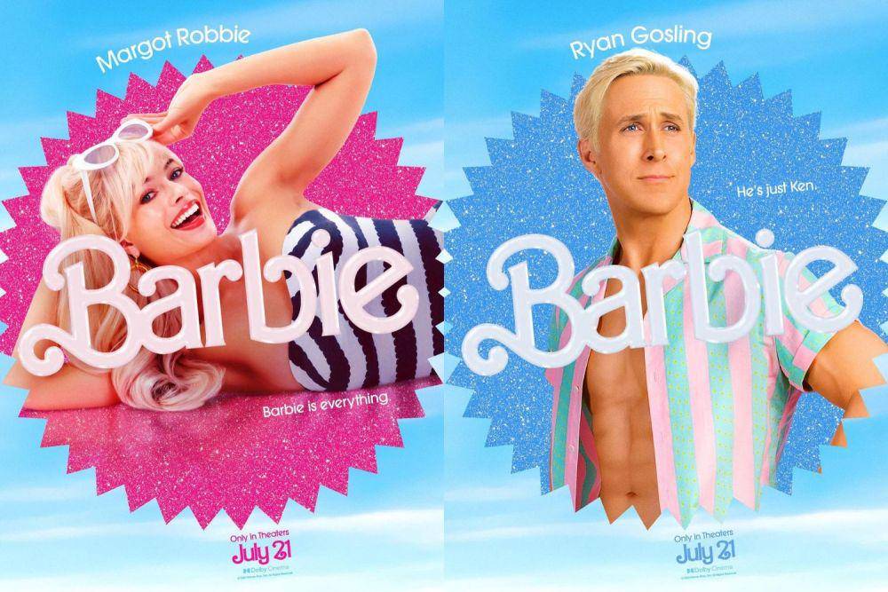 poster karakter Barbie dan Ken di film Barbie (instagram.com/barbiethemovie)