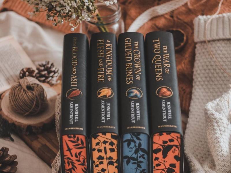 Blood and Ash Series oleh Jennifer L. Armentrout (instagram.com/alittlebiblio)