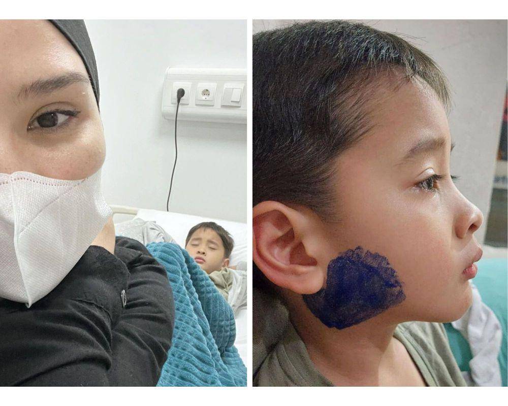Kaba anak Zaskia Adya Mecca kena gondongan (instagram.com/zaskiadyamecca)