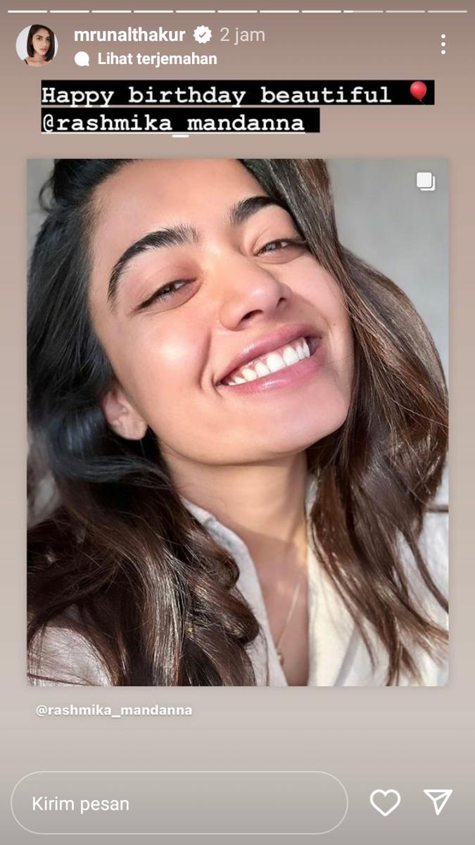 unggahan Mrunal Thakur (instagram.com/mrunalthakur)