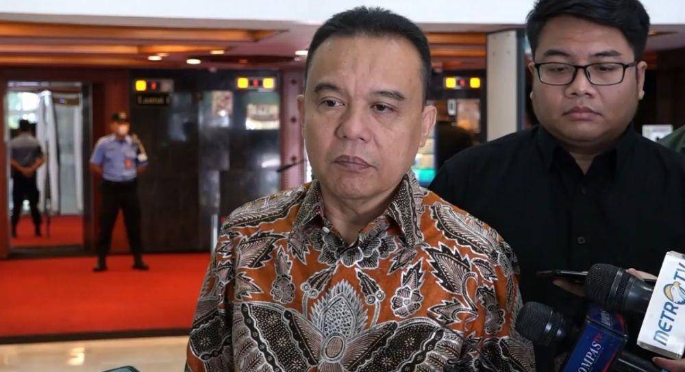 Politisi Partai Gerindra, Sufmi Dasco Ahmad ketika ditemui media di Kompleks Parlemen, Senayan, Jakarta Pusat pada Rabu, (6/4/2023). (Dokumentasi Partai Gerindra)