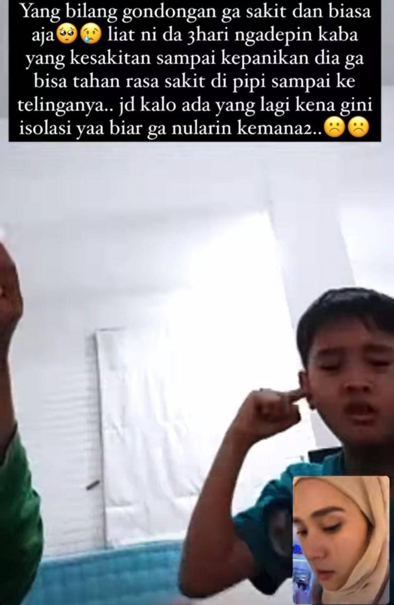 Kaba anak Zaskia Adya Mecca kena gondongan (instagram.com/zaskiadyamecca)