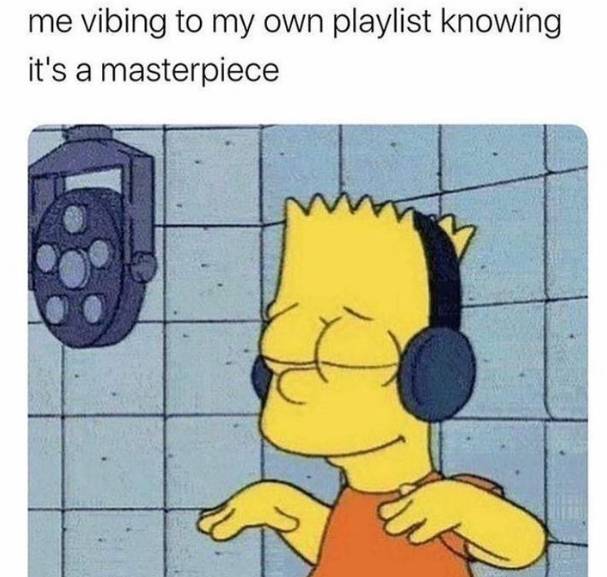 meme menikmati musik (instagram.com/extradrink)