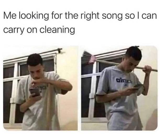 meme menikmati musik (instagram.com/introvertsofsociety)