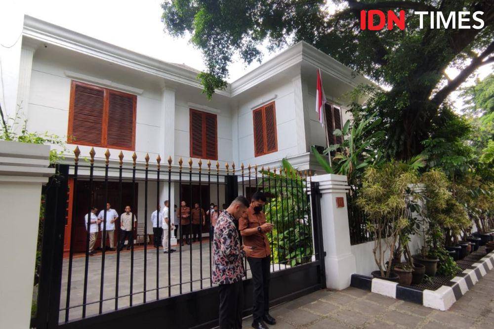 Rumah Ketua Umum Partai Gerindra, Prabowo Subianto di Jalan Kertanegara IV, Kebayoran Baru, Jakarta Selatan (IDN Times/Yosafat Diva Bayu Wisesa)