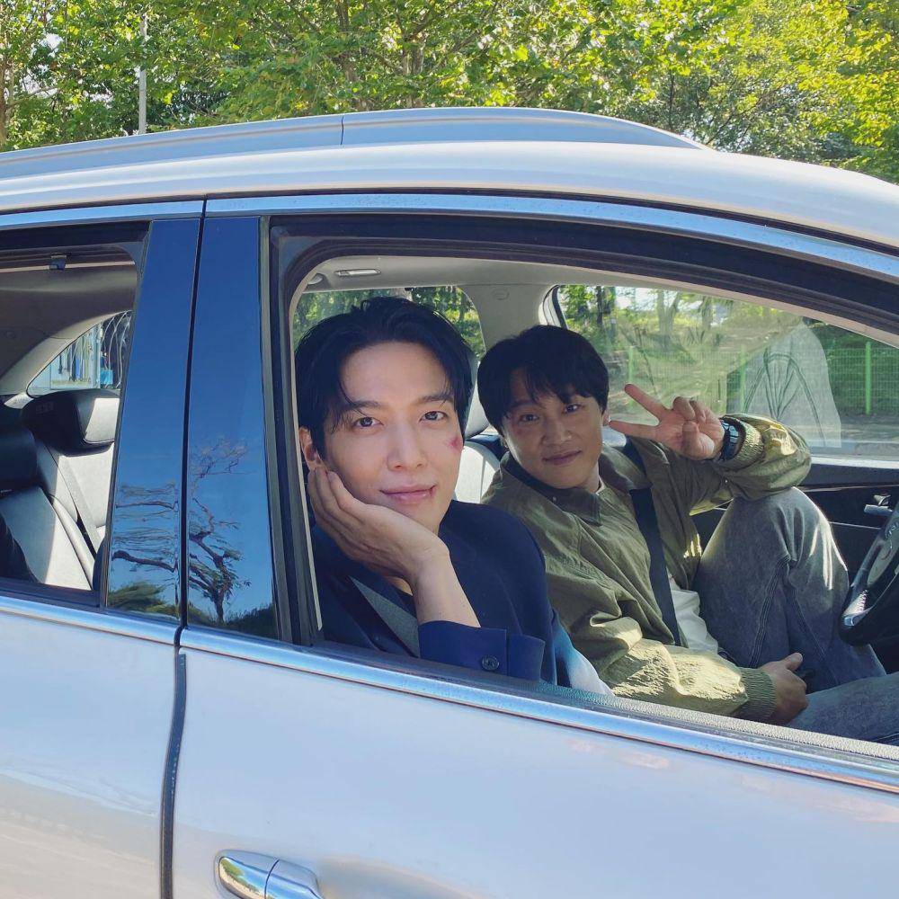 Jung Yong Hwa dan Cha Tae Hyun di Brain Works (instagram.com/jyheffect0622)