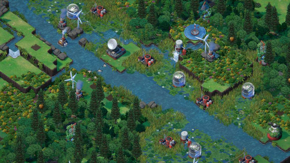 Terra Nil adalah game yang baru dirilis dan sudah mendapat skor apik di Steam. (dok. Free Lives/Terra Nil)