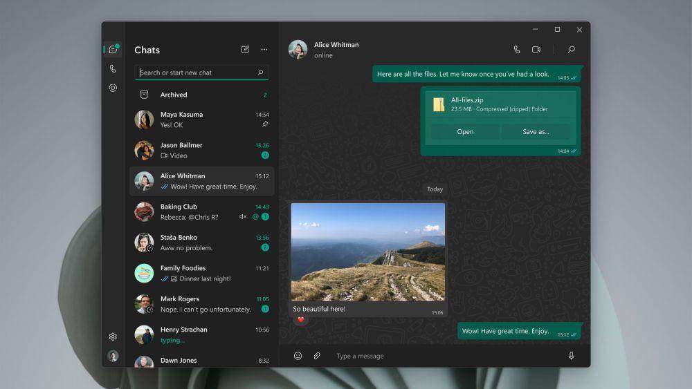 aplikasi resmi WhatsApp di PC (dok. WhatsApp)