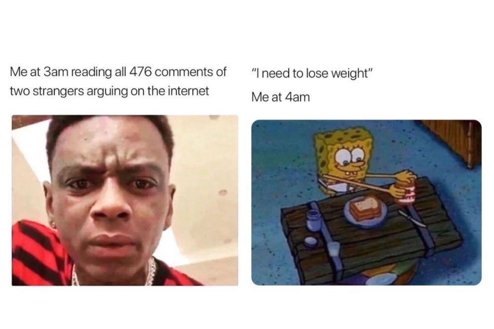 kolase meme dini hari (instagram.com/extradrink)