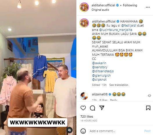 kolase Fadil Jaidi dan Pak Muh (instagram.com/alditaher.official)