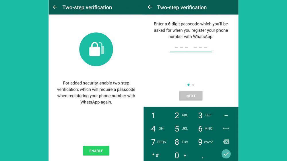 fitur verifikasi dua langkah di WhatsApp (dok. WhatsApp)