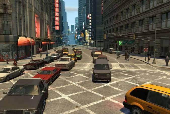 Nuansa warna GTA IV yang suram (dok. Rockstar Games/GTA IV)