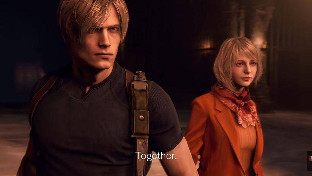 Leon S. Kennedy dan Ashley Graham (dok. Capcom/Resident Evil 4 Remake)