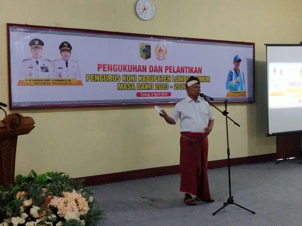 Bupati Lotim H M Sukiman Azmy