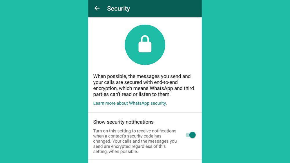 Fitur menampilkan Notifikasi Keamanan di WhatsApp (dok. WhatsApp)