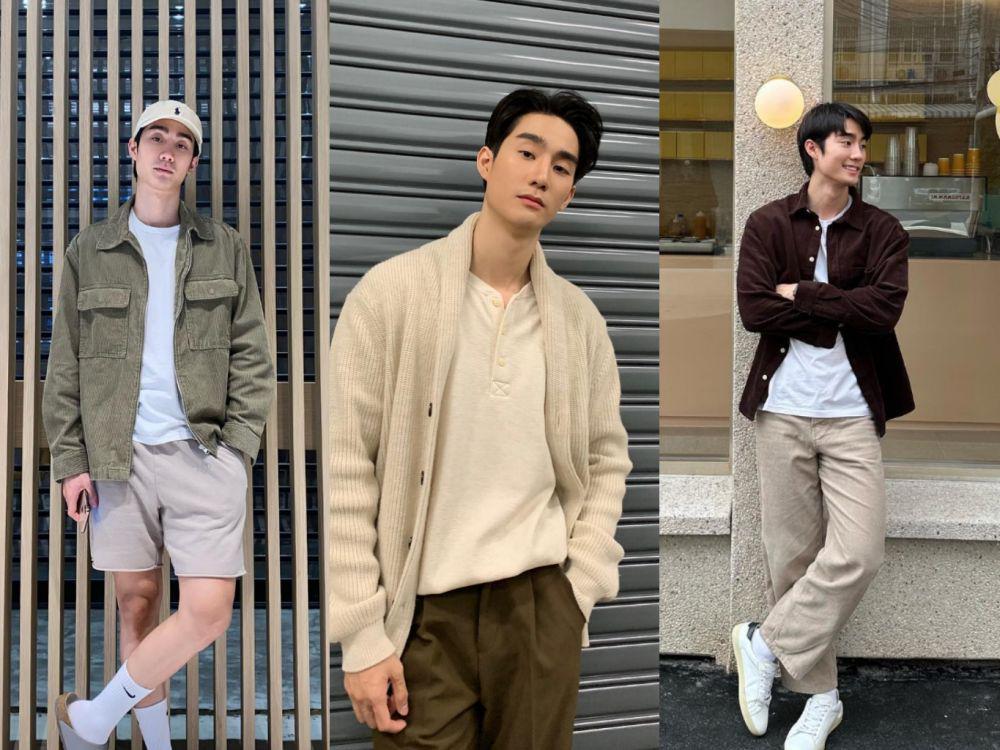 10 Ide Outfit Earth Tone ala Force Jiratchapong, Rapi dan Effortless