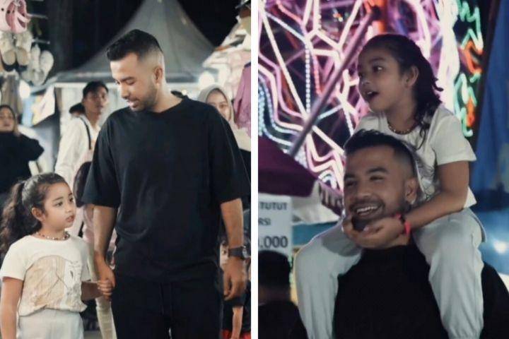 potret Hassan Alaydrus dan Miwa di malam (instagram.com/hassanalaydrus)