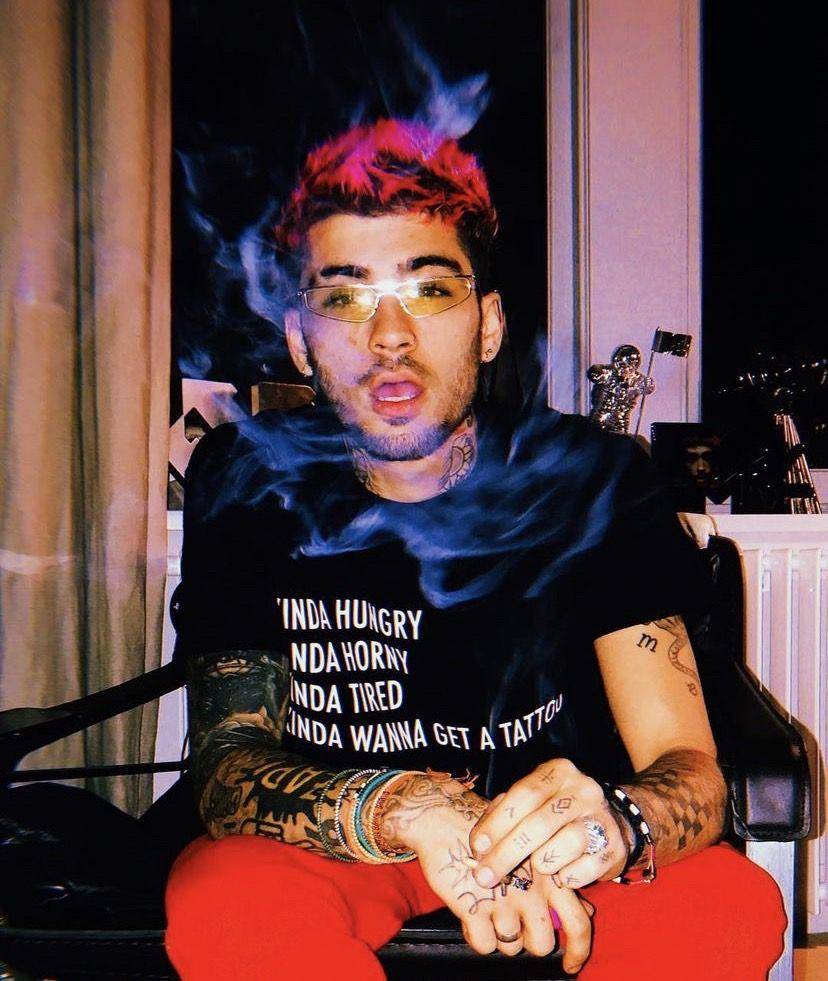 gaya rambut Zayn Malik (instagram.com/zayn)