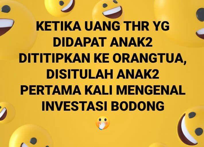 meme THR diambil emak (facebook.com/wastuw)