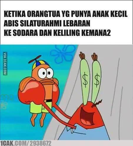 meme THR diambil emak (1cak.com)