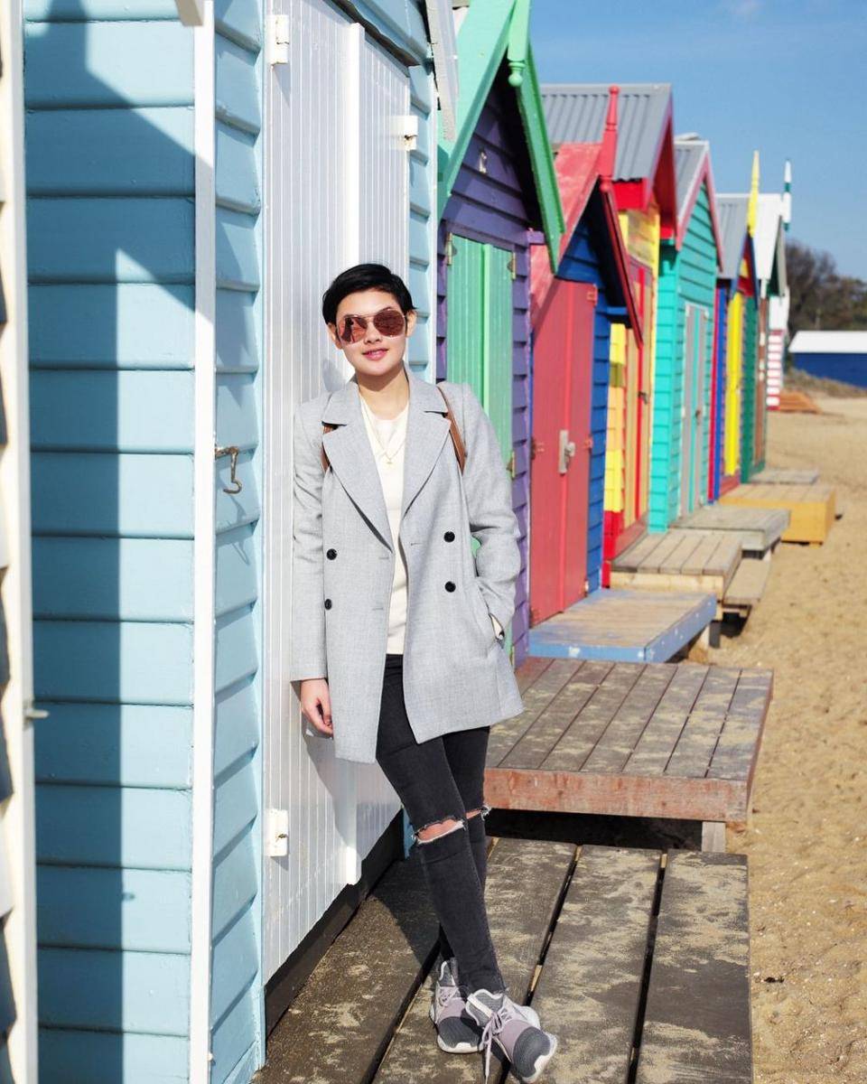 Gaya boyish ala Marella INTM Cycle 3 (instagram.com/mariamulwanto)