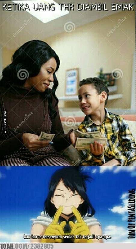 meme THR diambil emak (1cak.com)