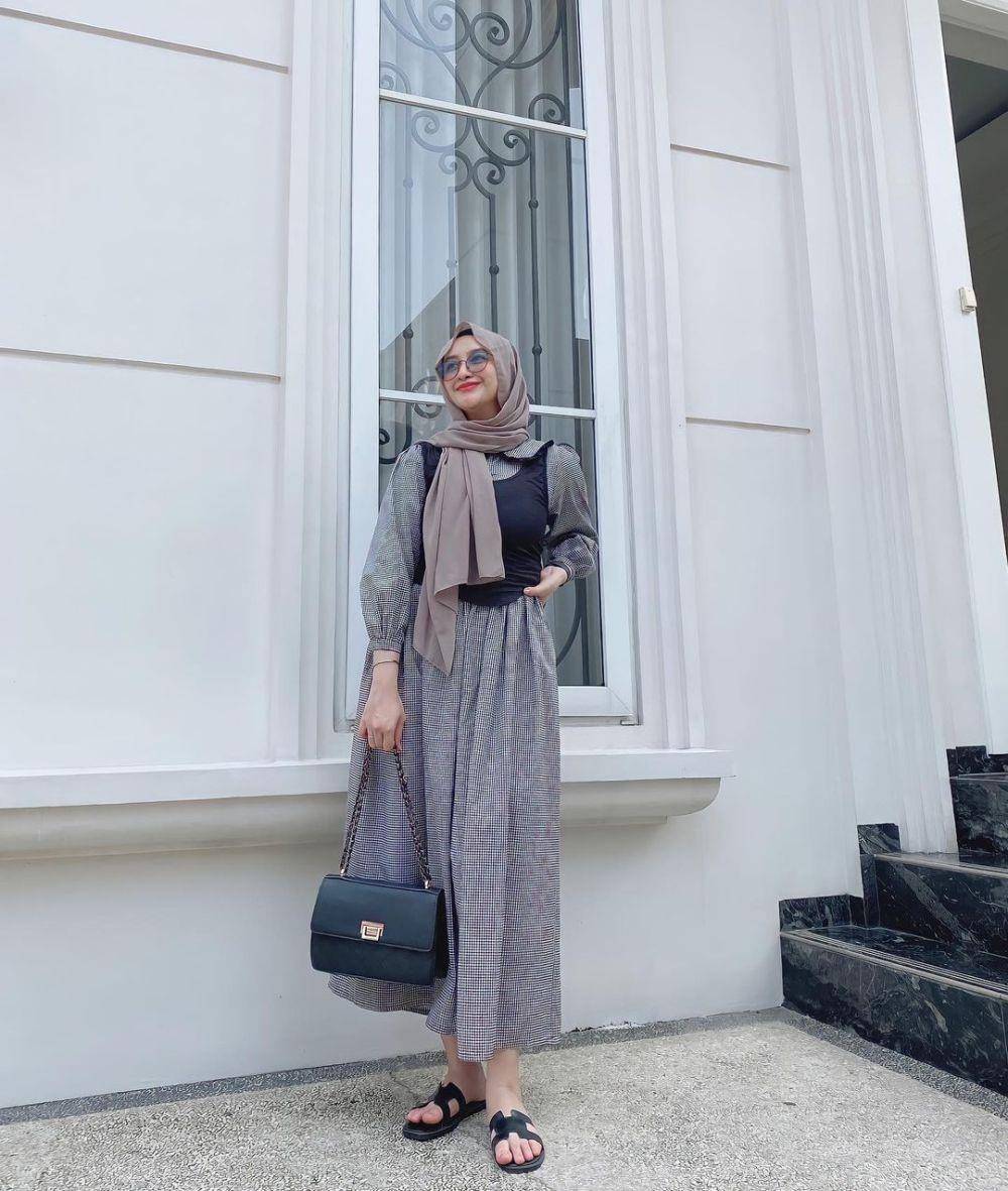 OOTD bukber ala Shania Indriani (instagram.com/shaniaindryn)