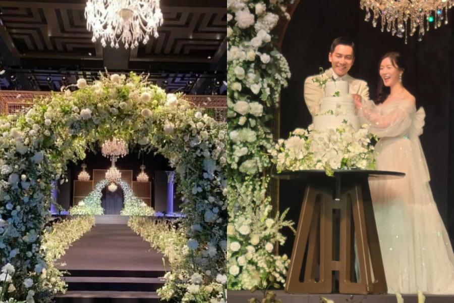 9 Dekorasi Pernikahan Lee Seung Gi dan Lee Da In, Elegan Romantis