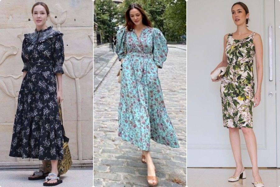 9 Koleksi Printed Dress ala Cathy Sharon, Gak Perlu Banyak Aksesori