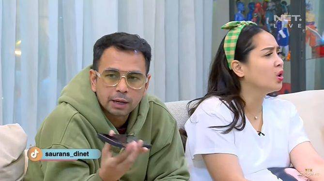 potret Raffi, Nagita, dan bebi Romeo dengarkan lagu Aldi Taher (youtube.com/Ini Talk Show)