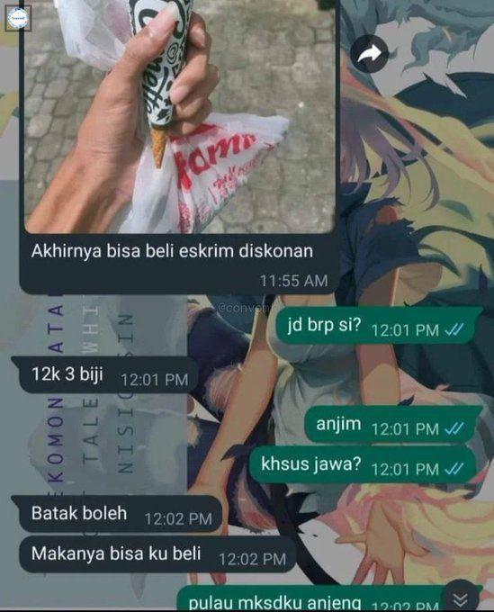 chat kocak warganet (twitter.com/ ForRecomd)