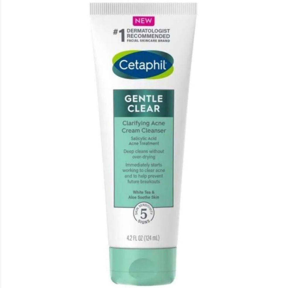 Cetaphil Gentle Clear Clarifying Acne Cream Cleanser (blibli.com/Afran Storee)