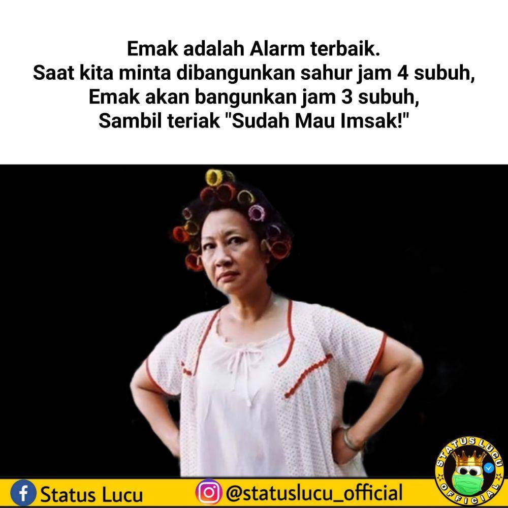meme alarm sahur (instagram.com/statuslucu_official)