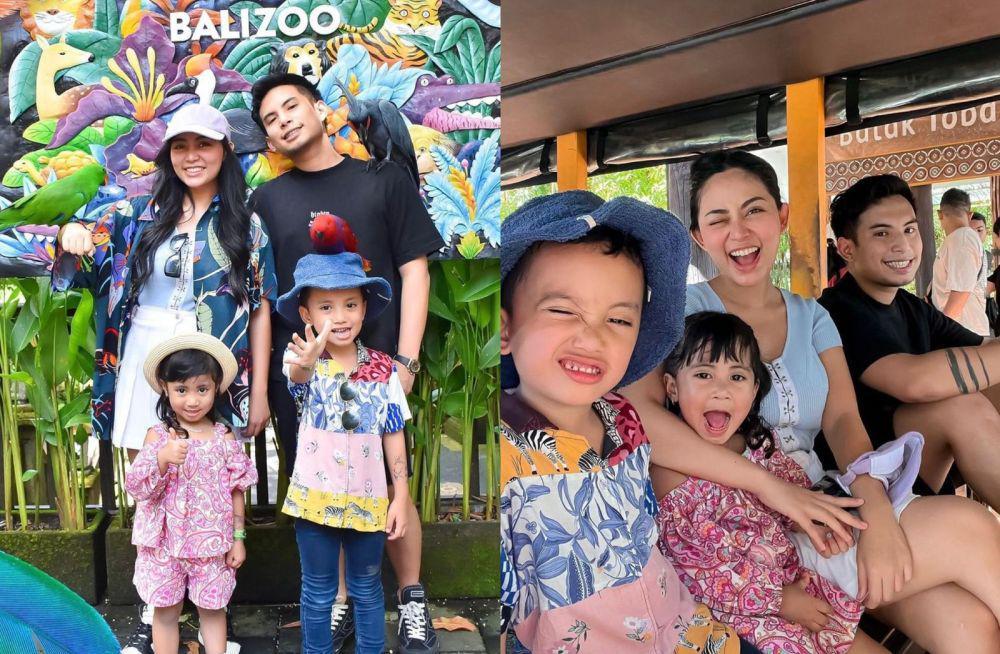 10 Potret Rachel Vennya dan Niko Ajak Main Anak ke Bali Zoo, Kompak!