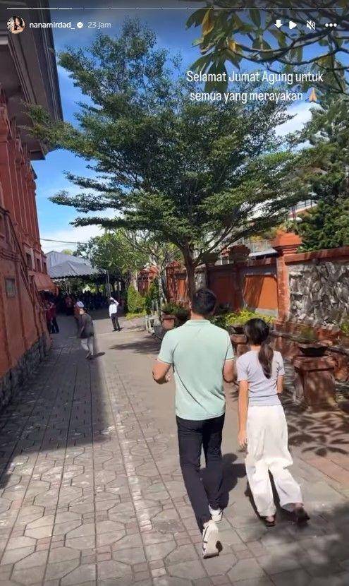 artis lakukan ibadah Jumat Agung di gereja (instagram.com/nanamirdad_)