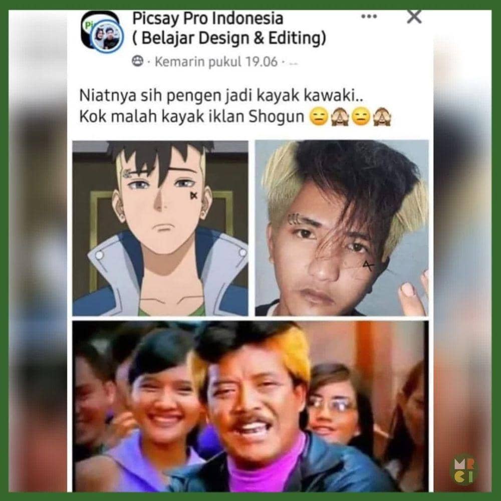 potret kirain orang terkenal (instagram.com/mrci.id)