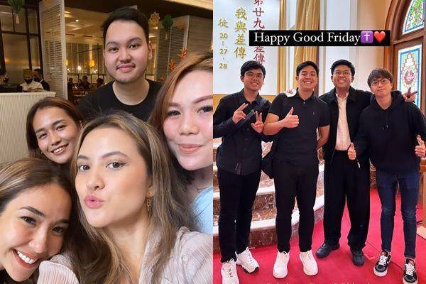 artis lakukan ibadah Jumat Agung di gereja (instagram.com/aruanmarsha | instagram.com/jehianps)