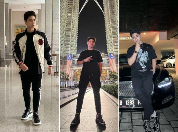 10 Inspirasi Outfit Hitam ala Athalla Naufal, Kece Maksimal!