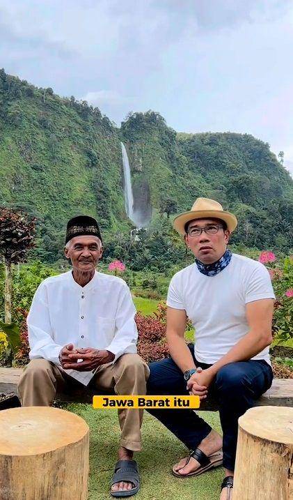 Ridwan Kamil ke rumah Abah Jajang (instagram.com/ridwankamil)