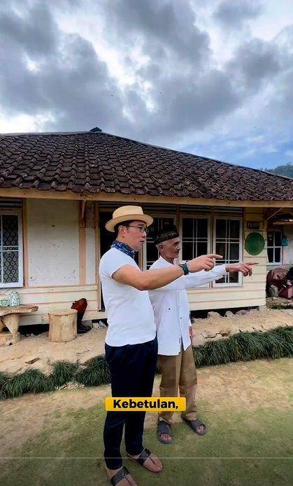 Ridwan Kamil ke rumah Abah Jajang (instagram.com/ridwankamil)