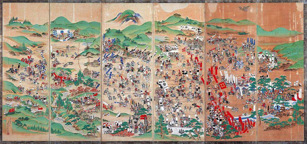 lukisan pertempuran Sekigahara (dok. commons.wikimedia.org)