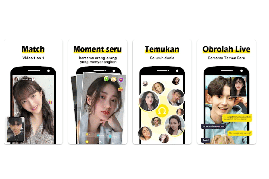 Apps similar to Ome TV for social video chatting